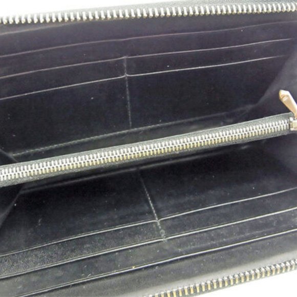 Authntic Bvlgari Wallet Purse Logo Mania Brown Silver Woman - Picture 5 of 6